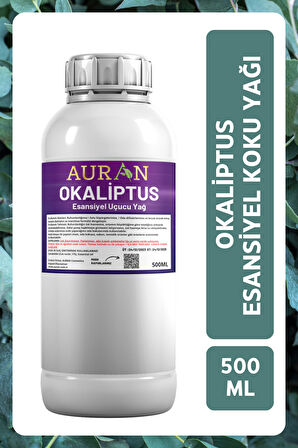 Okaliptus Esansiyel Uçucu Yağ Esans Koku Yağı Hobi Esans Mum Sabun Oda Kokusu 500ml