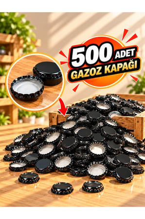 500 Adet Gazoz Kapağı
