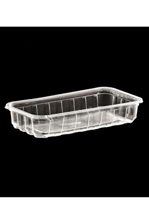 500 Gr Dört Köşe Kap 100 Adet