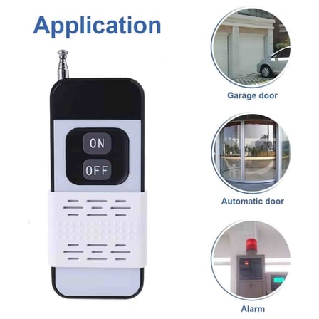 Lavat 500 Metre Mesafeli AC 220V 30A 3 Kumandalı Röle Kutusu 433 MHz Radyo Frekanslı