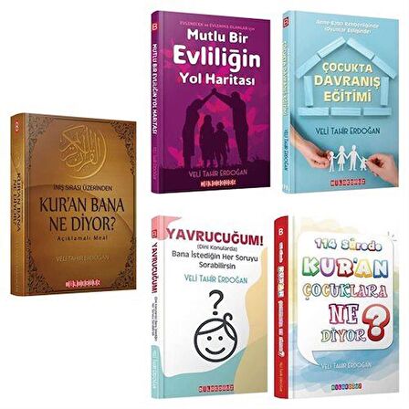 Kur'an Bana Ne Diyor? (Aileler İçin) (5 Kitap Set) / Veli Tahir Erdoğan