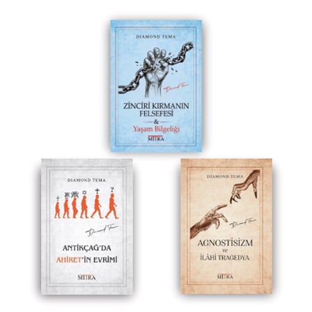 Diamond Tema Seti (3 Kitap) & Zinciri Kırmanın Felsefesi / Antikçağ'da Ahiret'in Evrimi / Agnostisizm ve İlahi Tragedya / Diamond Tema