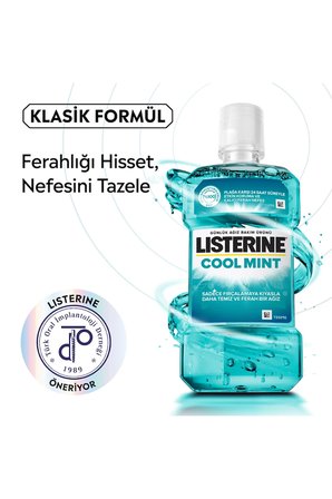 Listerine Ağız Bakım Suyu Cool Mint Nane 250 ml x 3 Adet