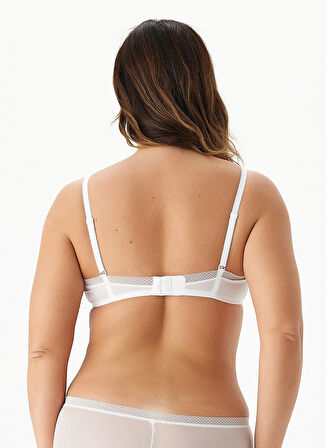 Gossard Beyaz Balenli Sütyen 6271