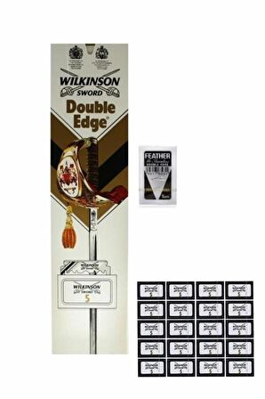 Wilkinson Sword Classic 100'lü Tek Bıçaklı Pürüzsüz Cilt Tipleri İçin Kullan At Tıraş Bıçağı