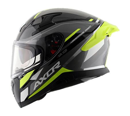 Axor Apex Turbine Kask Athena Grey Neon Yellow Gloss