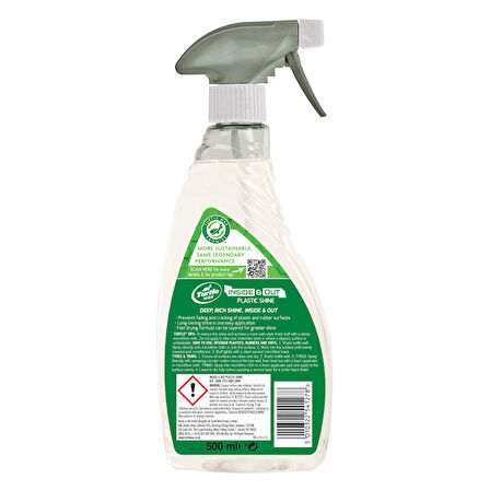 Turtle Wax New İç ve Dış plastik Aksam Parlatıcı 500 Ml