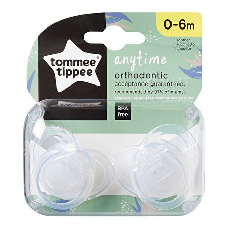 Tommee Tippee Anytime Emzik 2 Adet - 0-6 Ay