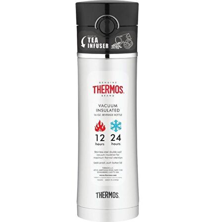 Thermos NS 403 Çay Demleme Aparatlı Mug Termos 470ml Siyah 126772