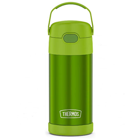 Thermos F401 Funtainer SS Çocuk Pipetli Termos 0,355 Lt LİME