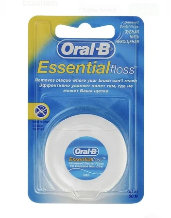 Oral-B Essential Floss Mumsuz Diş İpi 50 M x 6 Paket