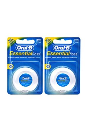 Oral-B Essential Floss Diş Ipi 50 M X 2 Adet -Unwaxed 50metre2