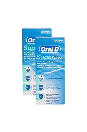 ORAL B SÜPER FLOSS DİŞ İPİ X 2PAKET