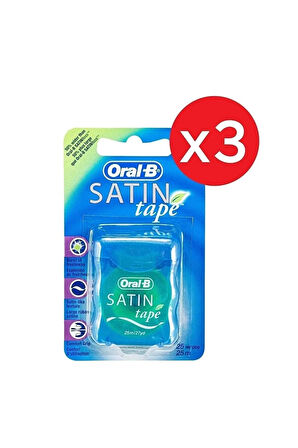 Oral-B Diş İpi Satin Tape 25 mt 3 Adet