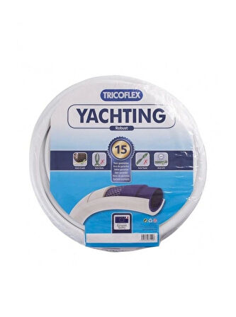Hozelock 101455 30m 1/2" TRICOFLEX WHITE COIL Yat ve Marin Hortumu