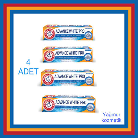 Arm&Hammer Advance White Pro Diş Macunu 75X75X75X75M 4lü