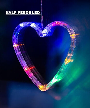 Kalpli Dekoratif RGB (Çok Renkli)  Led USB & Pilli - 3,5 Metre - Animasyonlu
