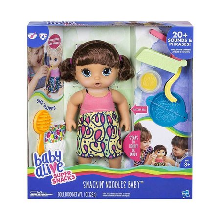 Baby Alive Spagetti Seven Bebeğim Kumral Türkçe