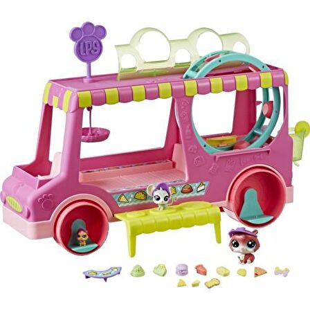 Littlest Pet Shop Miniş Yiyecek Kamyonu E1840 Lisanslı Ürün