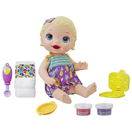 Baby Alive Lily İle Mama Eğlencesi E5841 Sarışın E5841- Yeni Seri