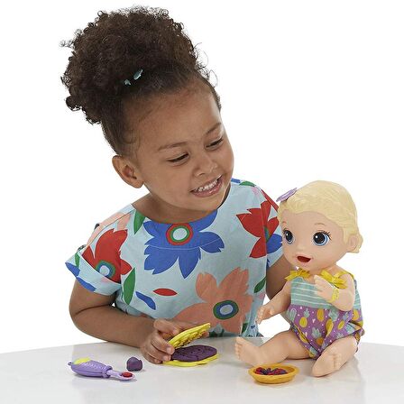 Baby Alive Lily İle Mama Eğlencesi E5841 Sarışın E5841- Yeni Seri