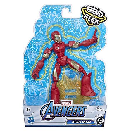 Marvel Avengers Avengers Bend & Flex Iron Man Figür E7377