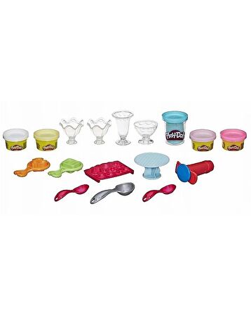 Play Doh Eğlenceli Mutfağım Oyun Seti Scoops N Sundaes E7275