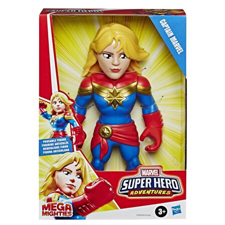 Mega Mighties Figür - Captain Marvel E7933-E4132 Lİsanslı Ürün