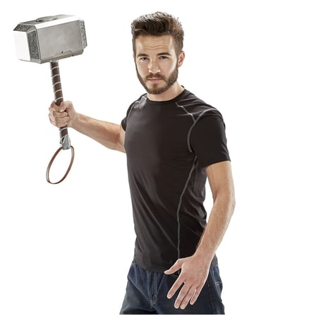 Hasbro Marvel Legends Thor Mjolnir Premium Elektronik Hammer, Ses ve Işık Efektli
