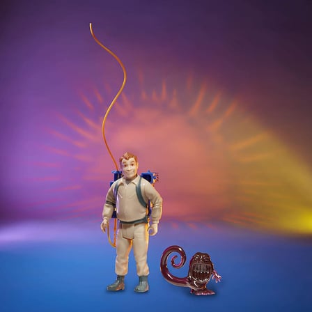 Hasbro Kenner Classic The Real Ghostbusters Ray Stantz and Wrapper Ghost Aksiyon Figure