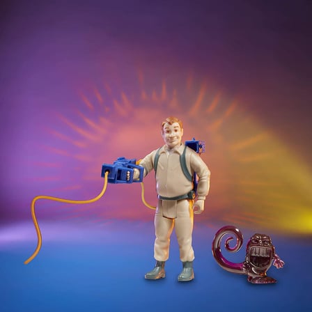 Hasbro Kenner Classic The Real Ghostbusters Ray Stantz and Wrapper Ghost Aksiyon Figure