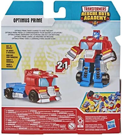 Transformers Rescue Bots Optimus Prime F0719 F0887 Lisanslı Ürün