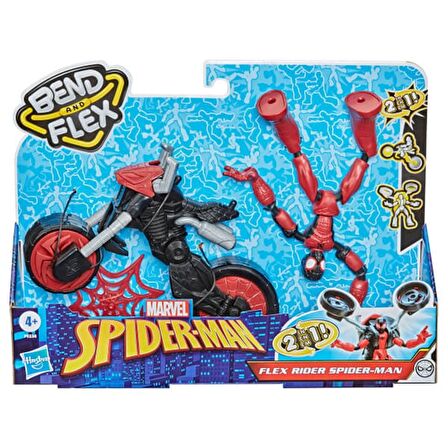 Avengers Bend & Flex Araç ve Spider-Man F0236 Lisanslı Ürün