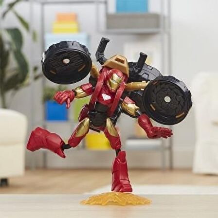 Avengers Bend-Flex Araç ve Iron Man F0244 Lisanslı Ürün
