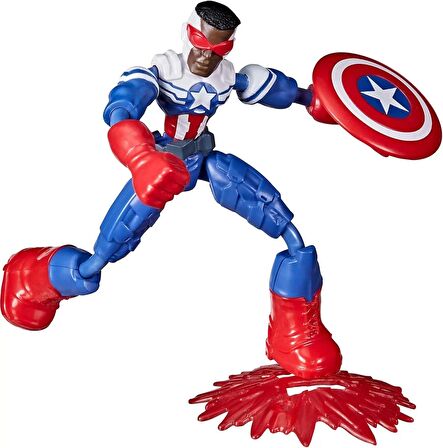 Marvel Avengers Avengers Bend & Flex Captain America Figür E7377 - F0971