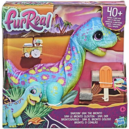 Fur Real Snackin Sam The Bronto F1739 Lisanslı Ürün