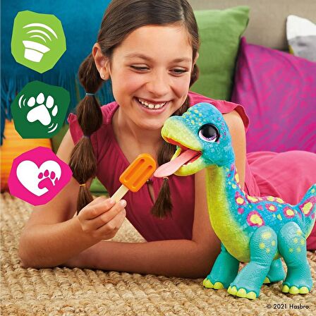 Fur Real Snackin Sam The Bronto F1739 Lisanslı Ürün