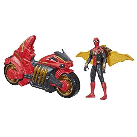 Hasbro F1110 Spıder-Man Figür 15 Cm Ve Süper Örümcek Motor 