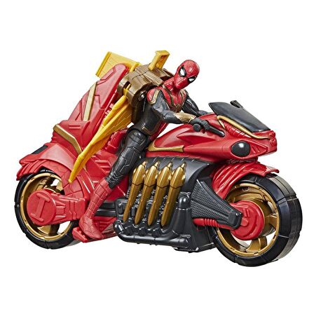 Hasbro F1110 Spıder-Man Figür 15 Cm Ve Süper Örümcek Motor 