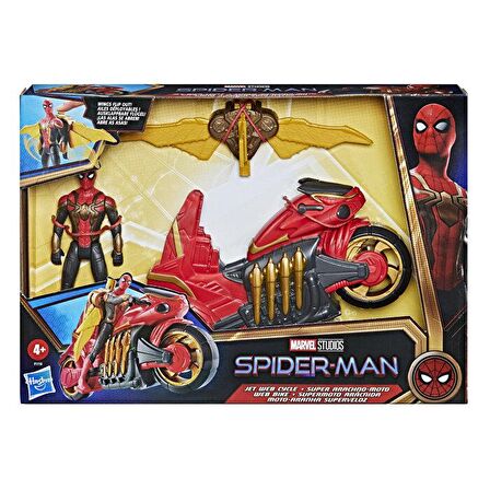 Hasbro F1110 Spıder-Man Figür 15 Cm Ve Süper Örümcek Motor 