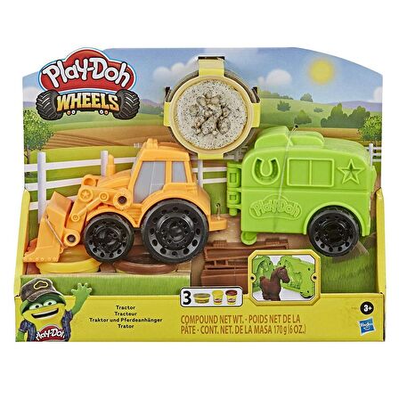 Play-Doh Çalışkan Traktör Ve Römork F1012