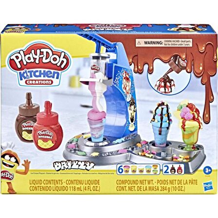 Play-Doh Renkli Dondurma Dükkanım - E6688 Lisanslı Ürün