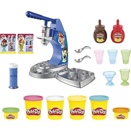 Play-Doh Renkli Dondurma Dükkanım - E6688 Lisanslı Ürün