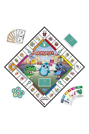 Monopoly Discover İlk Monopoly Oyunum F4436 Lisanslı Ürün