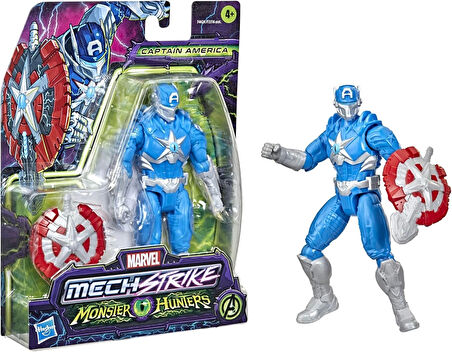 Marvel Avengers Mech Strike Monster Hunters -  Captain America -15 cm