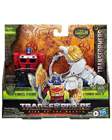 Transformers Rise Of The Beasts Optimus Prime Lionblade F4622