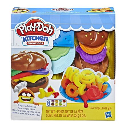 Play Doh Mutfak Atölyesi Hamburger E5112 E5472 Lisanslı Ürün