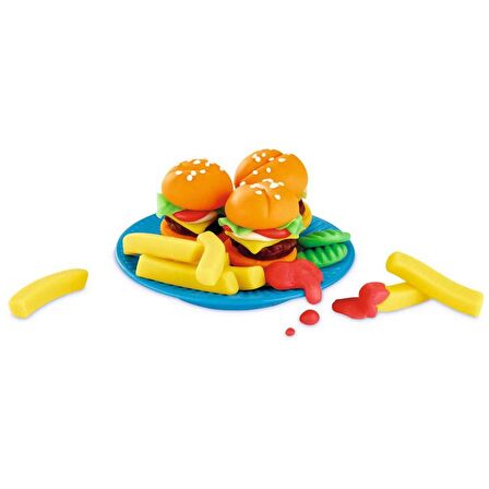 Play Doh Mutfak Atölyesi Hamburger E5112 E5472 Lisanslı Ürün