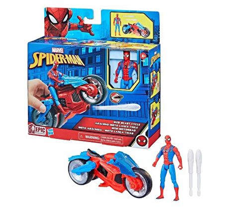 Spiderman Web Blast Cycle F6899 Lisanslı Ürün