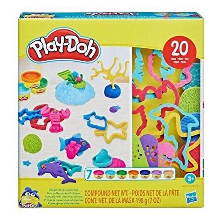 Play Doh Hayal Gücü Şekilleri Seti Su Altı